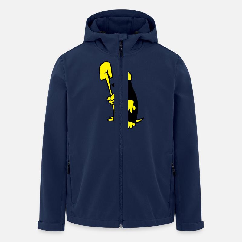 Mole - Men’s Recycled Softshell Jacket by Stanley/Stella - navy