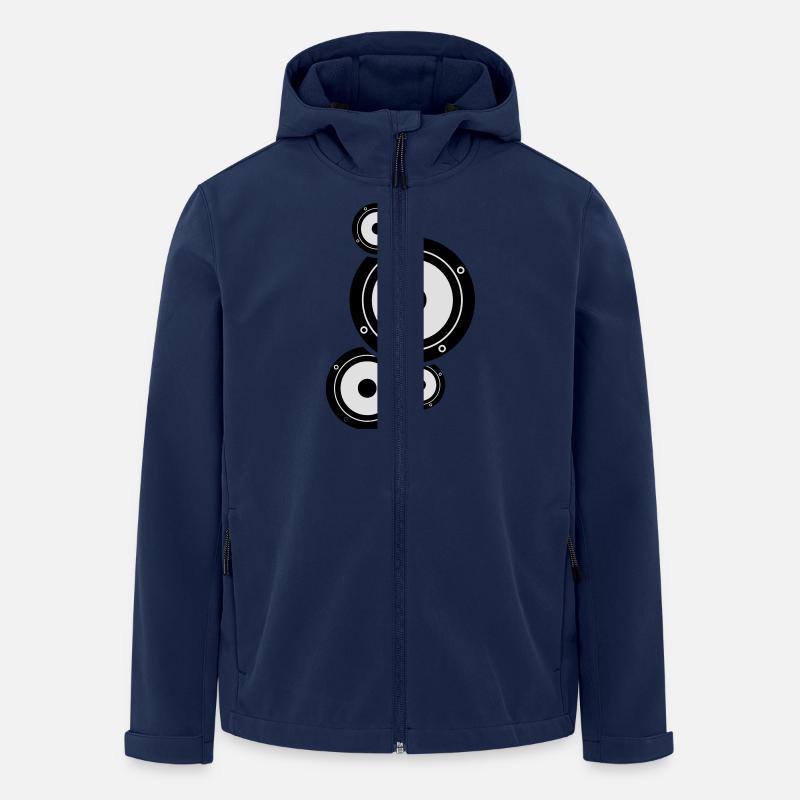 boxen - Recycelte Männer Softshell-Jacke von Stanley/Stella - Navy