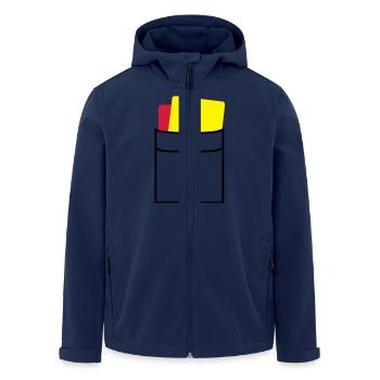 tasche_schiedsrichter_f3 - Veste softshell homme en polyester recyclé Stanley/Stella - marine - Devant - AI Model Male 185 light (185cm)