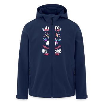 Tantes sont magiques sont tante tantes licorne - Veste softshell homme en polyester recyclé Stanley/Stella - marine - Devant - AI Model Male 185 light (185cm)