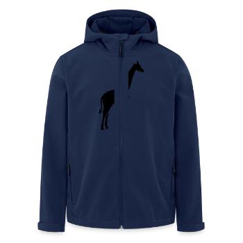 Girafe - Veste softshell homme en polyester recyclé Stanley/Stella - marine - Devant - AI Model Male 185 light (185cm)