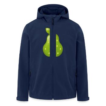 Smiley Pear - Recycelte Männer Softshell-Jacke von Stanley/Stella - Navy - Vorne - AI Model Male 185 light (185cm)