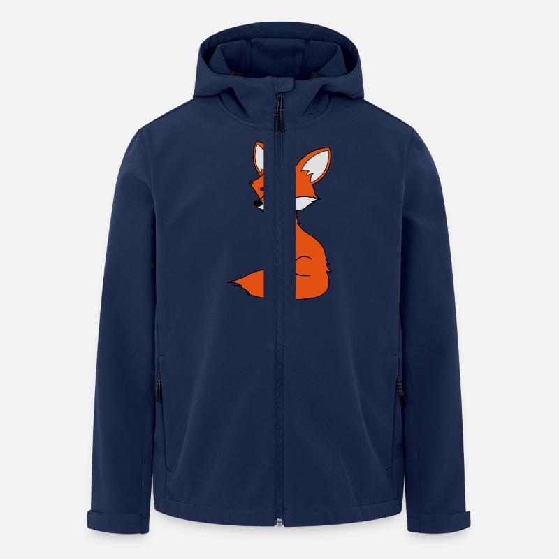 fuchs_02 - Men’s Recycled Softshell Jacket by Stanley/Stella - navy