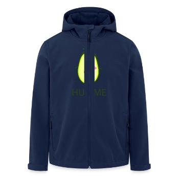 Hug me - Avocado - Recycelte Männer Softshell-Jacke von Stanley/Stella - Navy - Vorne - AI Model Male 185 light (185cm)