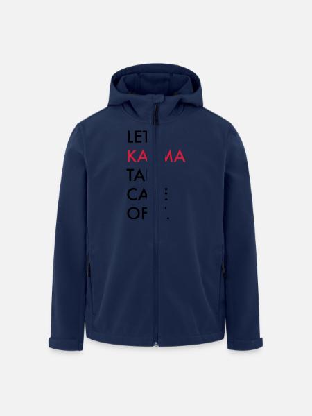 karma - Men’s Recycled Softshell Jacket by Stanley/Stella - navy