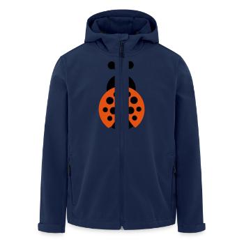 Coccinelle - Veste softshell homme en polyester recyclé Stanley/Stella - marine - Devant - AI Model Male 185 light (185cm)
