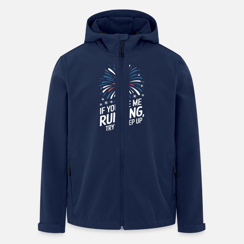 Pyrotechniker Feuerwerk Pyrotechnik - Recycelte Männer Softshell-Jacke von Stanley/Stella - Navy