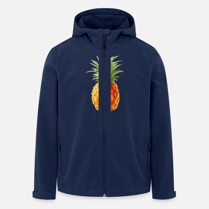 Pineapple - Men’s Recycled Softshell Jacket by Stanley/Stella - navy