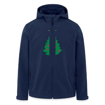 Weihnachtsbaum - Recycelte Männer Softshell-Jacke von Stanley/Stella - Navy - Vorne - AI Model Male 185 light (185cm)