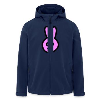Lapin 2c - Veste softshell homme en polyester recyclé Stanley/Stella - marine - Devant - AI Model Male 185 light (185cm)