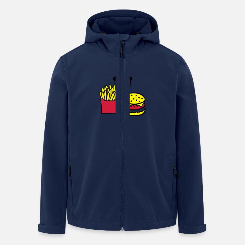 Fast food - Recycelte Männer Softshell-Jacke von Stanley/Stella - Navy