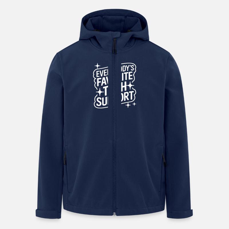 Technischer Support Computerfreak Nerd - Recycelte Männer Softshell-Jacke von Stanley/Stella - Navy