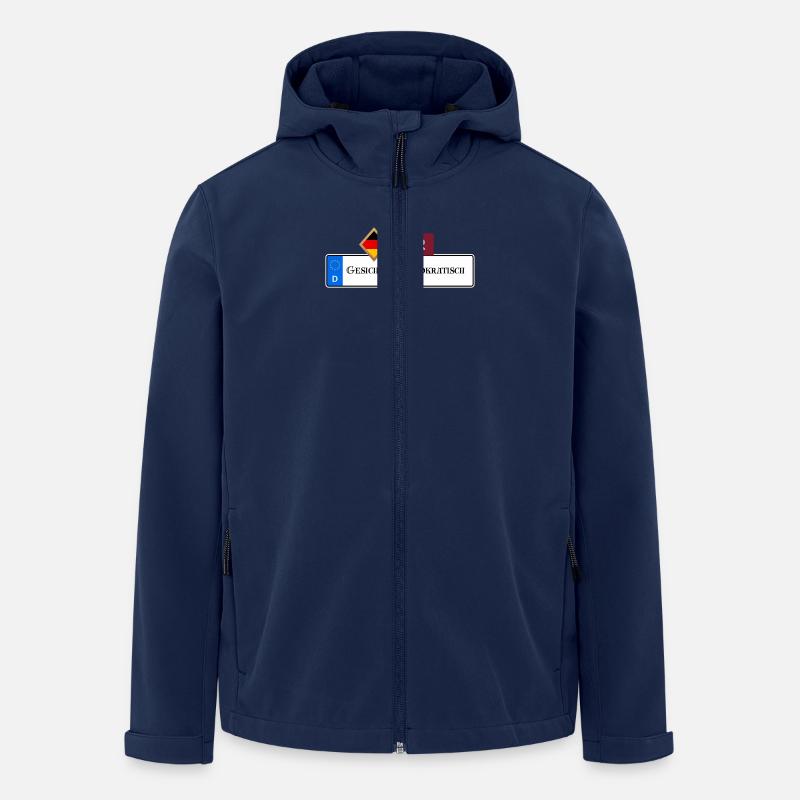 Secured Democratic 2.0 | Gift - Men’s Recycled Softshell Jacket by Stanley/Stella - navy