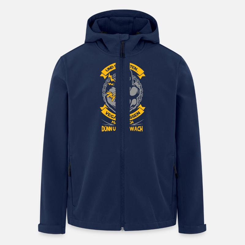 Gorilla Protein - Recycelte Männer Softshell-Jacke von Stanley/Stella - Navy