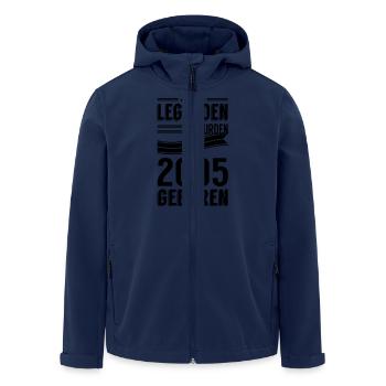 2005 - Recycelte Männer Softshell-Jacke von Stanley/Stella - Navy - Vorne - AI Model Male 185 light (185cm)