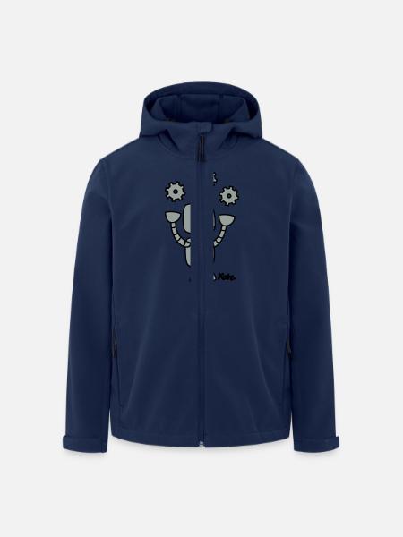 Roboter (2c) - Veste softshell homme en polyester recyclé Stanley/Stella - marine