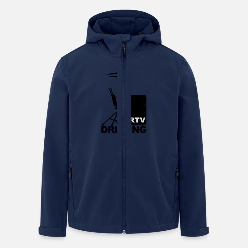 Creative Drumming and Hi Hat Cajon - Men’s Recycled Softshell Jacket by Stanley/Stella - navy