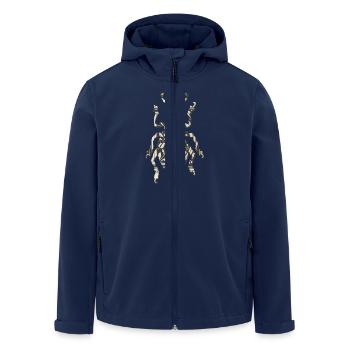 Rüsselkäfer - Recycelte Männer Softshell-Jacke von Stanley/Stella - Navy - Vorne - AI Model Male 185 light (185cm)