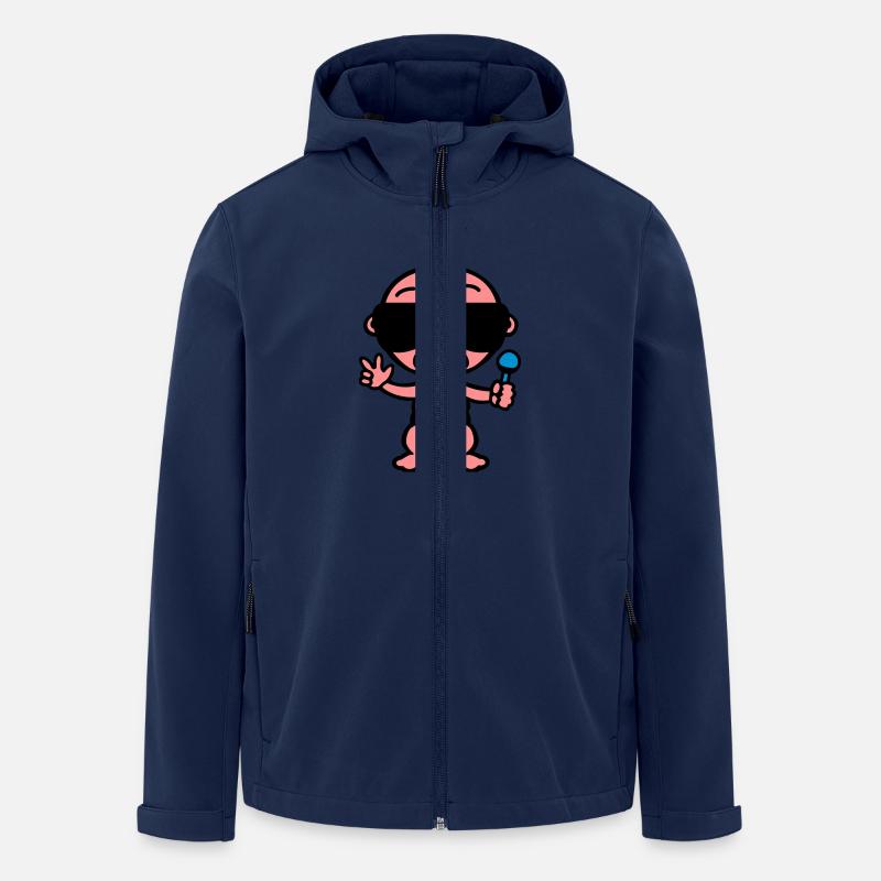 Punk de bébé - Veste softshell homme en polyester recyclé Stanley/Stella - marine