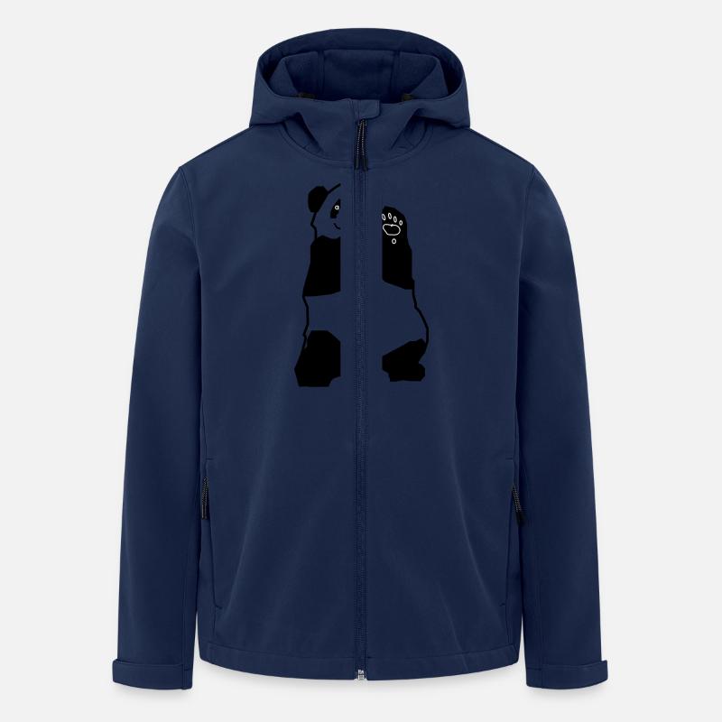 panda - Veste softshell homme en polyester recyclé Stanley/Stella - marine
