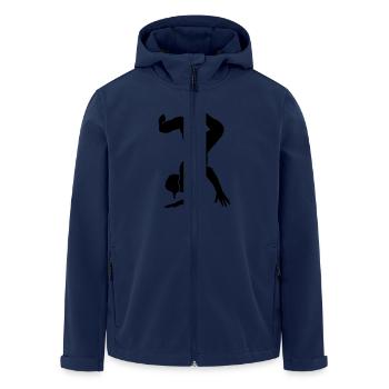 Breakdance - Men’s Recycled Softshell Jacket by Stanley/Stella - navy - Front - AI Model Male 185 light (185cm)