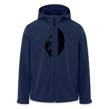 gorilla - Veste softshell homme en polyester recyclé Stanley/Stella - marine - Devant - AI Model Male 185 light (185cm)