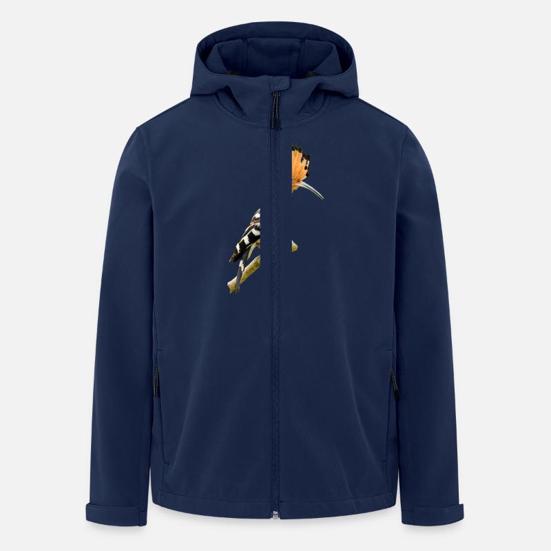 Wiedehopf am431 - Recycelte Männer Softshell-Jacke von Stanley/Stella - Navy