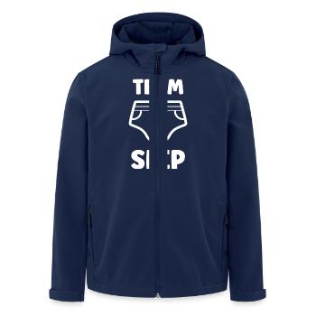 Slip - Veste softshell homme en polyester recyclé Stanley/Stella - marine - Devant - AI Model Male 185 light (185cm)