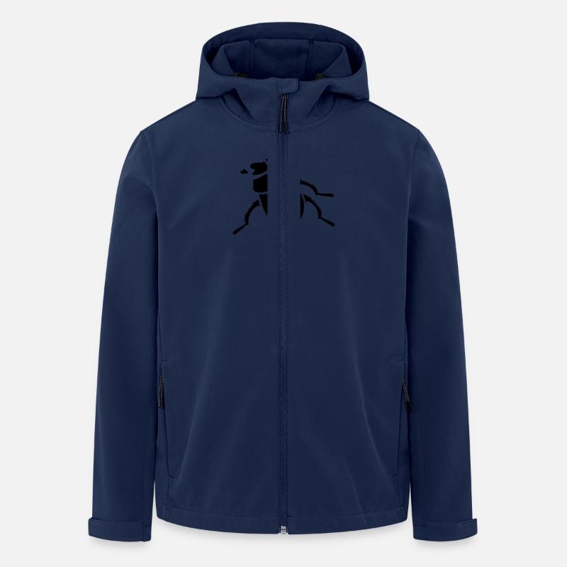 Scarabaeus Käfer / beetle (2c) - Recycelte Männer Softshell-Jacke von Stanley/Stella - Navy