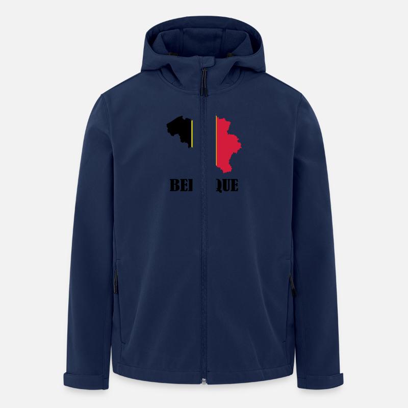 belgique - Recycelte Männer Softshell-Jacke von Stanley/Stella - Navy