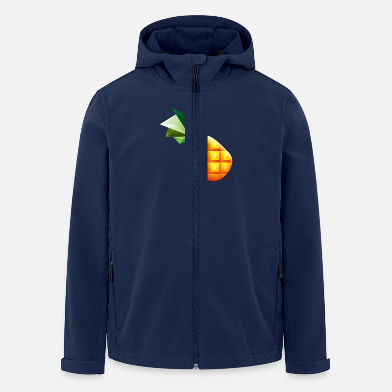 Smiley Pineapple - Veste softshell homme en polyester recyclé Stanley/Stella - marine