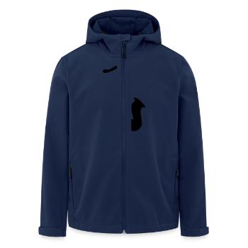 saxophone - Recycelte Männer Softshell-Jacke von Stanley/Stella - Navy - Vorne - AI Model Male 185 light (185cm)