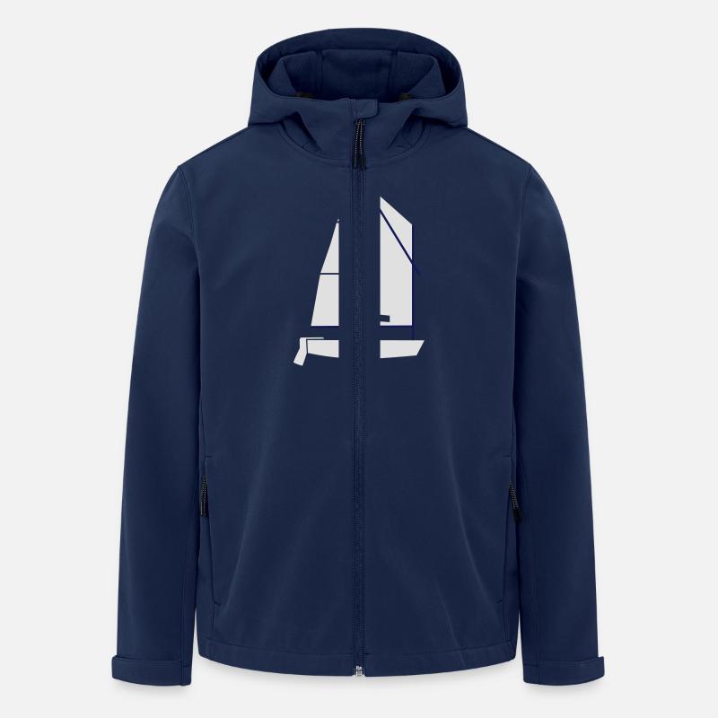 opti_V2-svg - Recycelte Männer Softshell-Jacke von Stanley/Stella - Navy