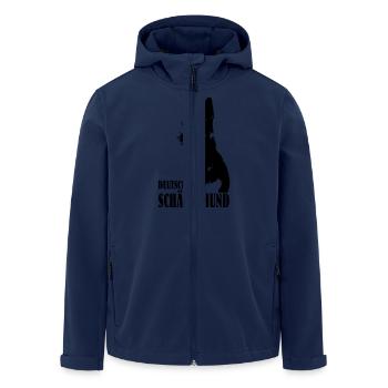 Deutscher Schäferhund - Recycelte Männer Softshell-Jacke von Stanley/Stella - Navy - Vorne - AI Model Male 185 light (185cm)