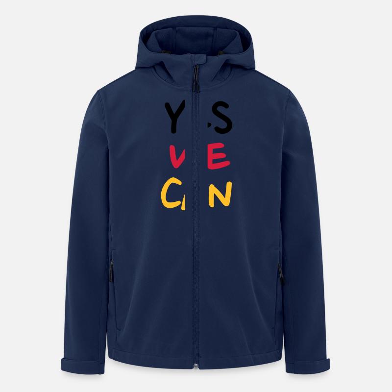 Yes we can - Veste softshell homme en polyester recyclé Stanley/Stella - marine