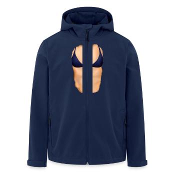 Mein wahres Ich - Bikini Blau - Veste softshell homme en polyester recyclé Stanley/Stella - marine - Devant - AI Model Male 185 light (185cm)