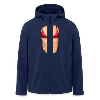 Mein wahres Ich - Bikini Rot - Veste softshell homme en polyester recyclé Stanley/Stella - marine - Devant - AI Model Male 185 light (185cm)