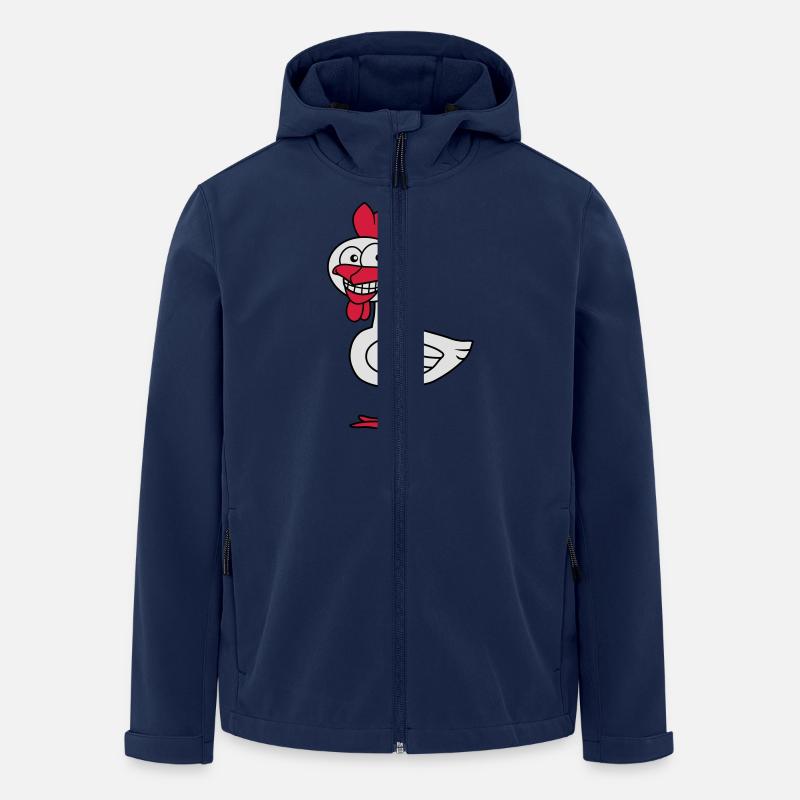 Cool Chicken - Recycelte Männer Softshell-Jacke von Stanley/Stella - Navy