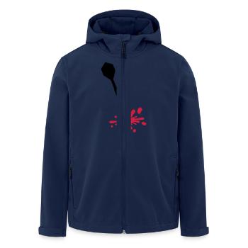 Darts Wound - Veste softshell homme en polyester recyclé Stanley/Stella - marine - Devant - AI Model Male 185 light (185cm)