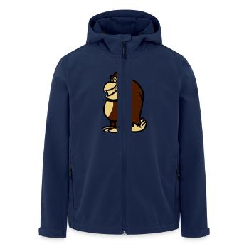 monkey sweet funny funny - Men’s Recycled Softshell Jacket by Stanley/Stella - navy - Front - AI Model Male 185 light (185cm)