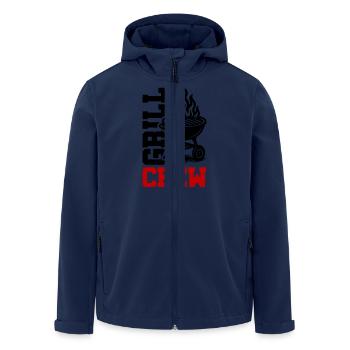 Équipe de grillades - Veste softshell homme en polyester recyclé Stanley/Stella - marine - Devant - AI Model Male 185 light (185cm)