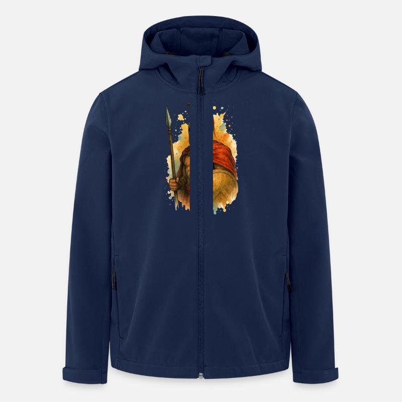 spartaner krieger - Recycelte Männer Softshell-Jacke von Stanley/Stella - Navy