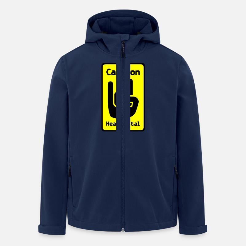 Caution: Heavy Metal - Men’s Recycled Softshell Jacket by Stanley/Stella - navy