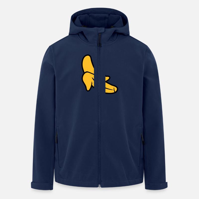Banane - Recycelte Männer Softshell-Jacke von Stanley/Stella - Navy