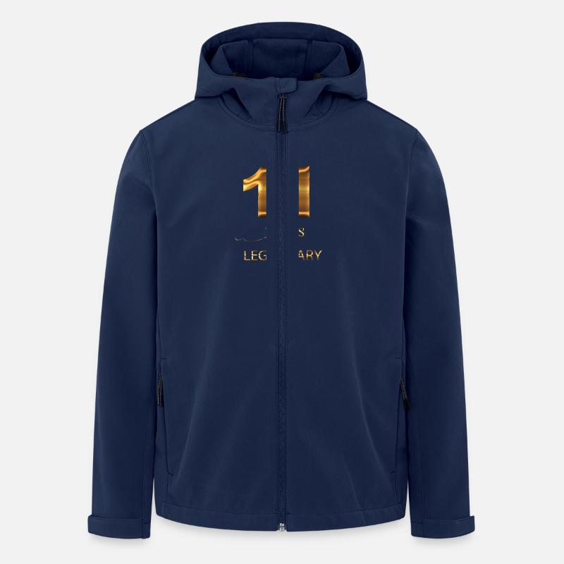 11. Geburtstag - Recycelte Männer Softshell-Jacke von Stanley/Stella - Navy