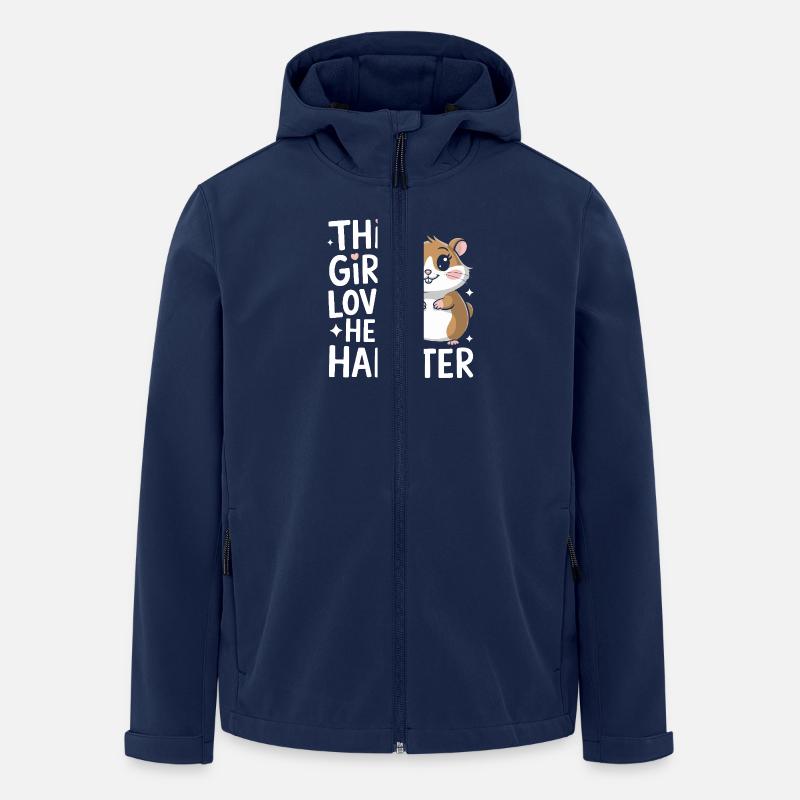 Hamster - Recycelte Männer Softshell-Jacke von Stanley/Stella - Navy