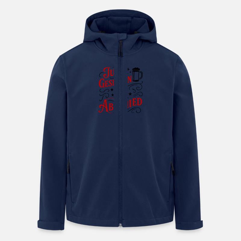 Junggesellenabschied Party Bier - Recycelte Männer Softshell-Jacke von Stanley/Stella - Navy