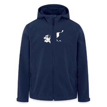 Rencontre d'un autre type - Veste softshell homme en polyester recyclé Stanley/Stella - marine - Devant - AI Model Male 185 light (185cm)