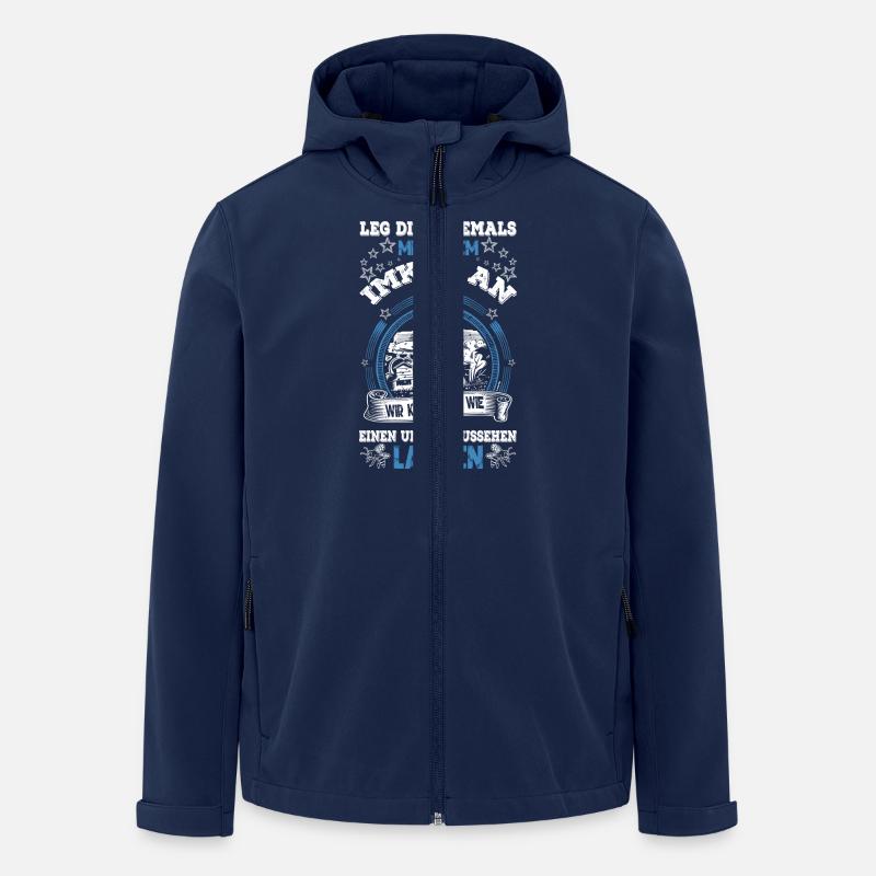 Imker - Recycelte Männer Softshell-Jacke von Stanley/Stella - Navy