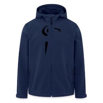 Golf - Recycelte Männer Softshell-Jacke von Stanley/Stella - Navy - Vorne - AI Model Male 185 light (185cm)